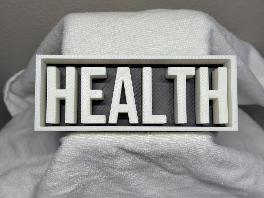 HEALTH - Shadow Box Text
