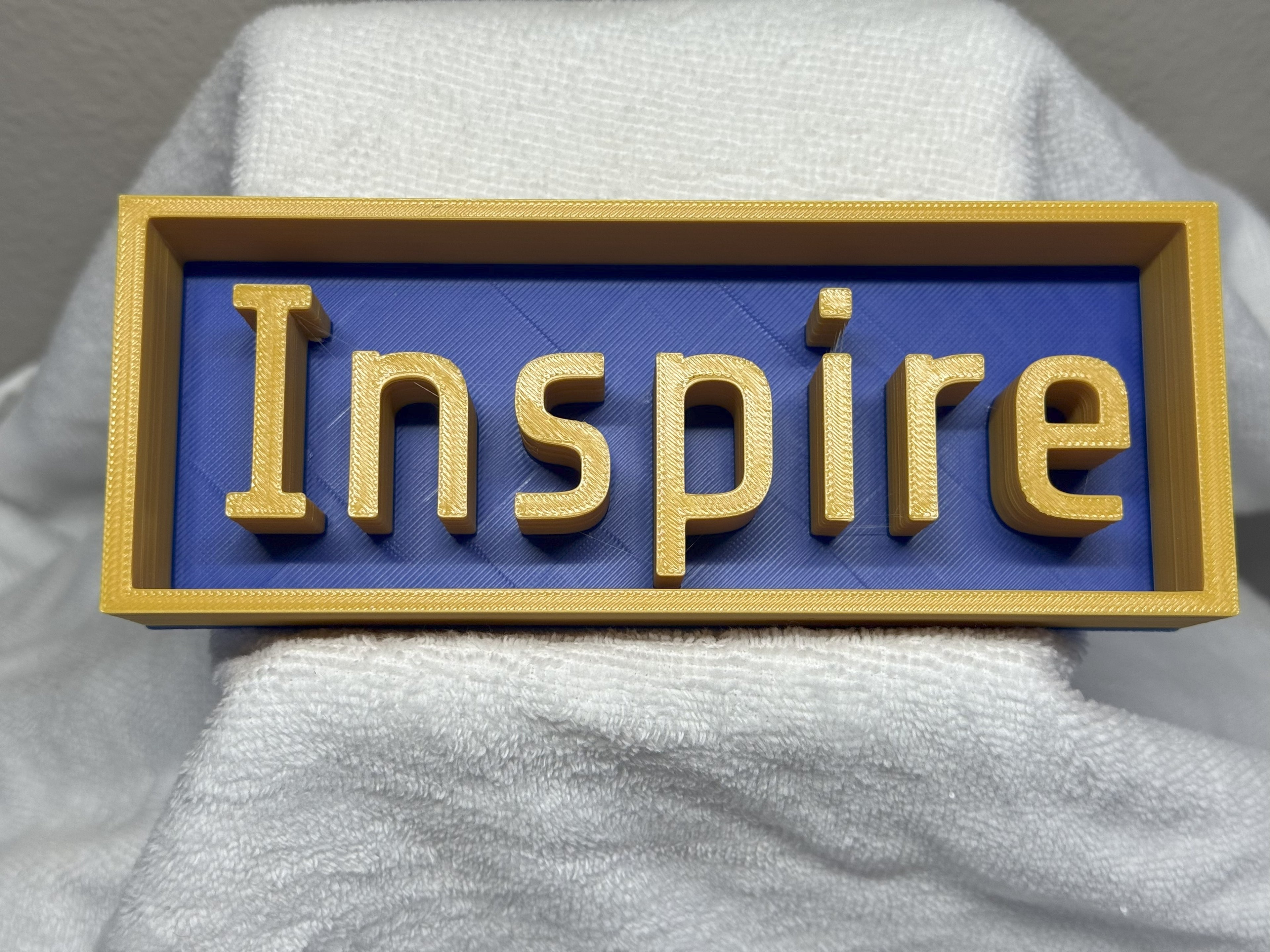 INSPIRE - Shadow Box Text
